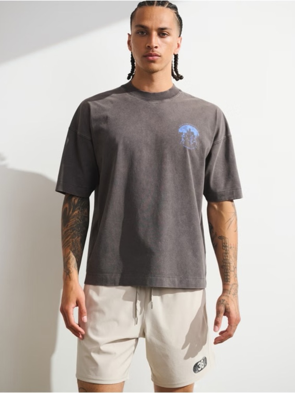 Abercrombie YPB Performance Cotton-Blend Gym Tee - Men’s XL NWOT